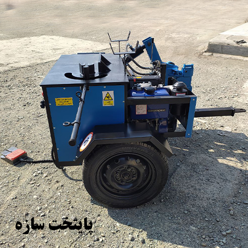 دستگاه ۳ کاره خم و برش و خاموت زن هیدرولیک با نیروی محرکه دیزلی