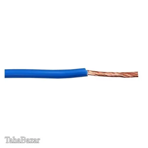 سیم افشان تک رشته 1/5 کمان با هادی قابل انعطاف با عایق pvc