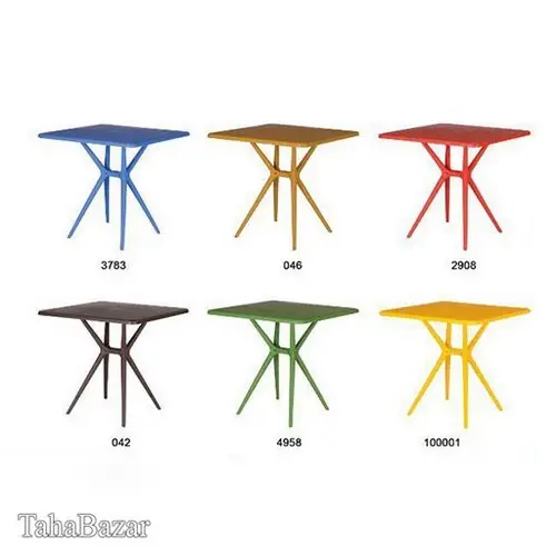میز مربع تیکا بابل آبی سیر 3783