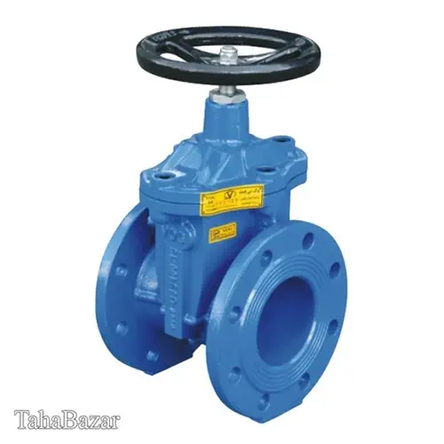 شیر دروازه ای زبانه لاستیکی VOG قطر 200 میلیمتر