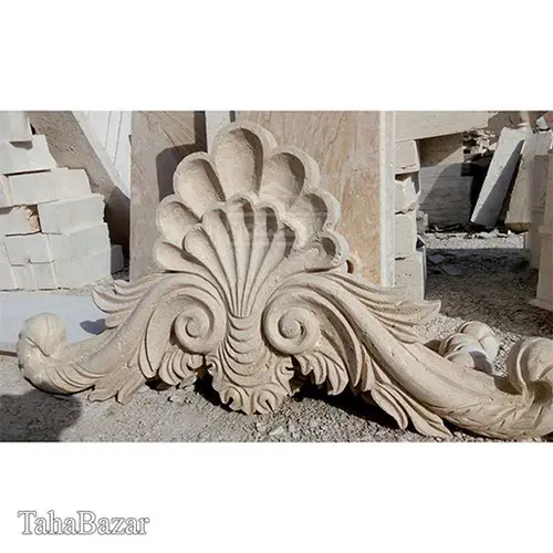 گلبرگ سنگی سر درب نمای ساختمان آرکستون کد1345