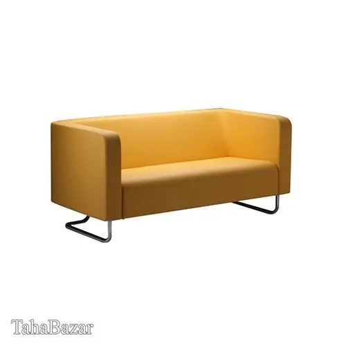 مبل دو نفره هلگرمدل SF - 101 - 02 با پوشش پارچه رنگ 9303