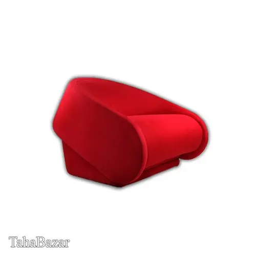 مبل تختخواب شو تک نفره هلگرمدل SF - 107 - 01 با پوشش پارچه رنگ 9512