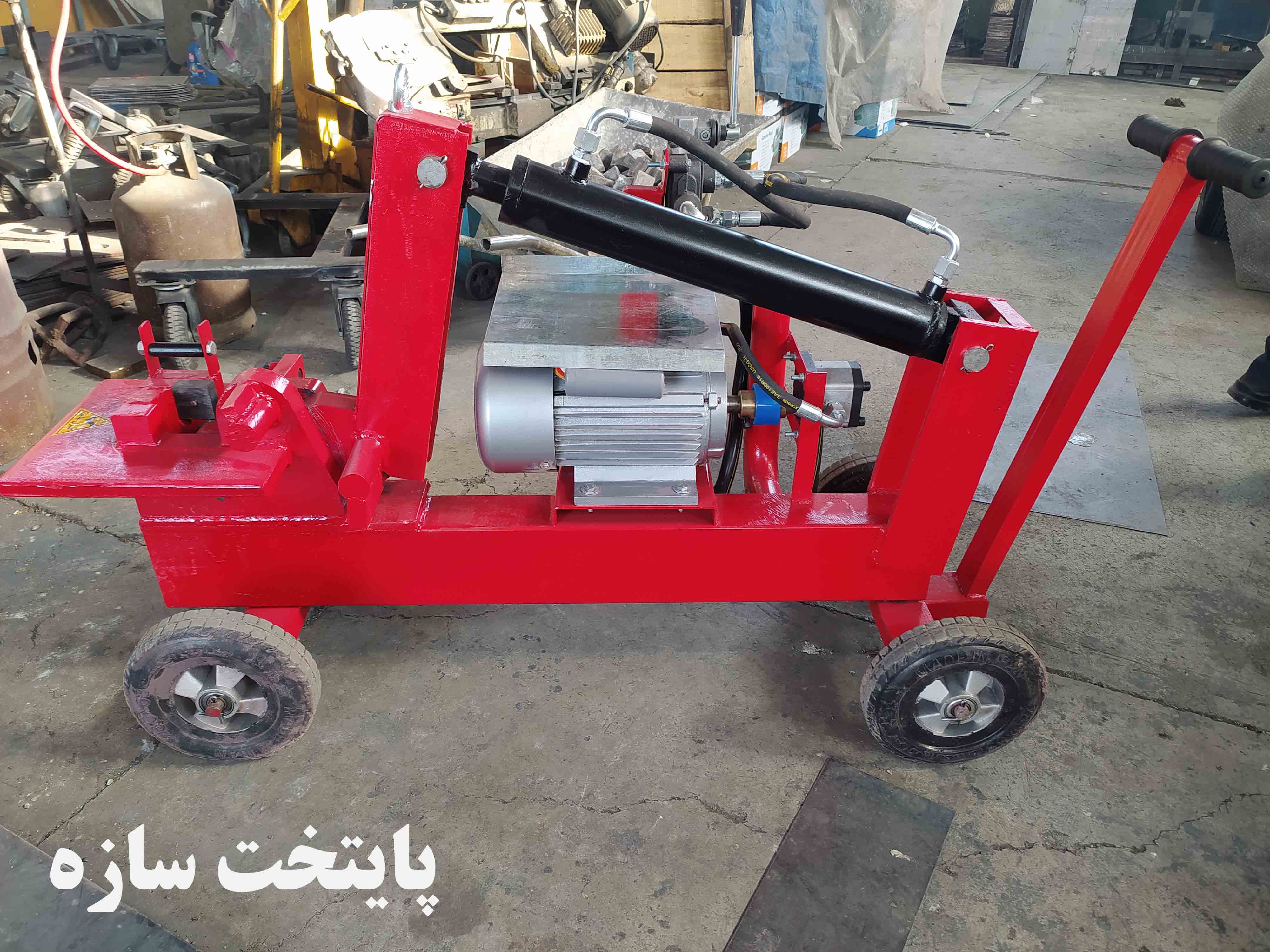 میلگرد بر و خم کن هیدرولیک مدل تک فاز سایز 28 پایتخت سازه
