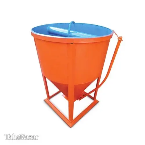 باکت بتن ریزی 750 لیتری تخلیه از زیر برند قالب بتن تبریز صنعت