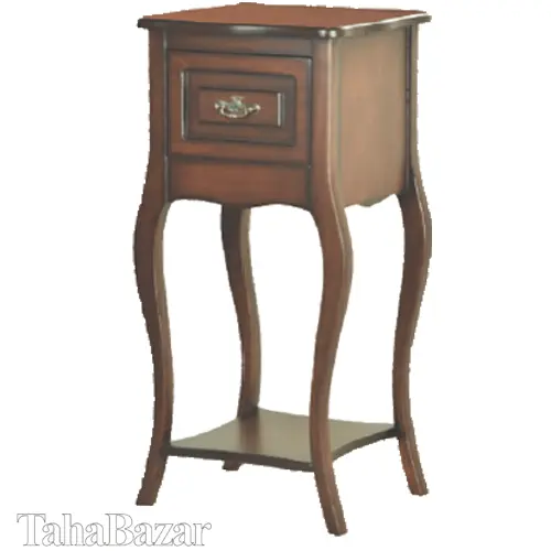 میز تلفن چوب رنگ اخوان مدل 79