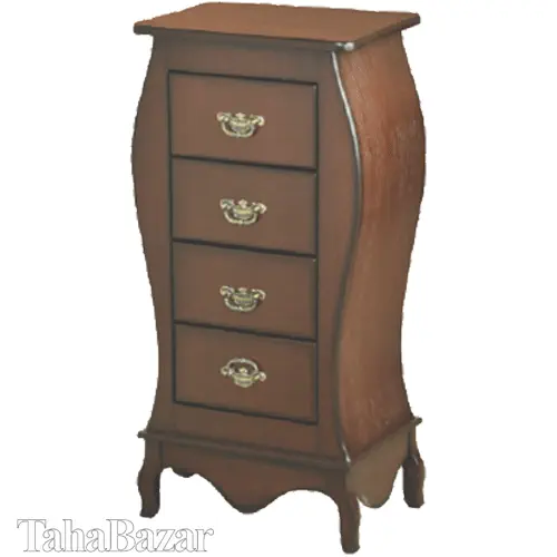 میز تلفن چوب رنگ اخوان مدل 4