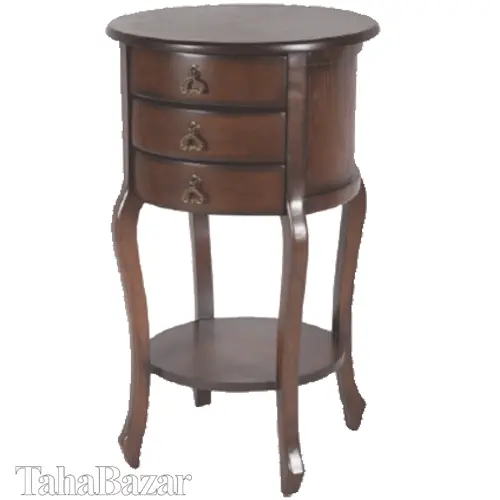 میز تلفن چوب رنگ اخوان مدل 221