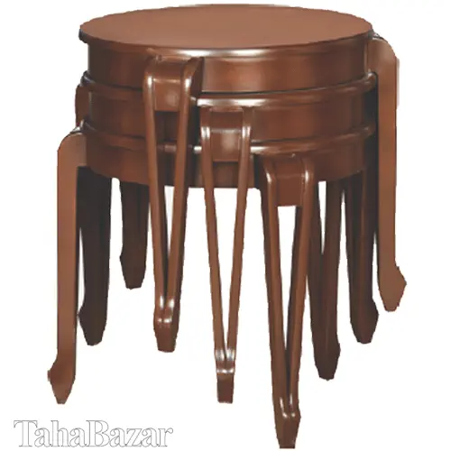 میز عسلی چوب رنگ اخوان مدل 088