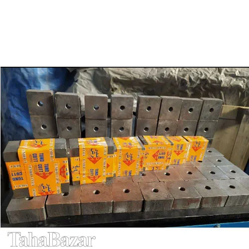 تیغه های برش دستگاه میلگرد در ابعاد 25*50*50 پایتخت سازه