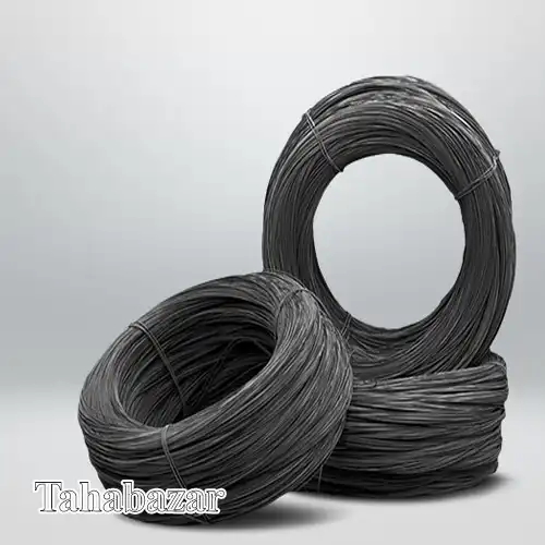 سیم مفتول سیاه آرماتوربندی سایز 1/5 نرم