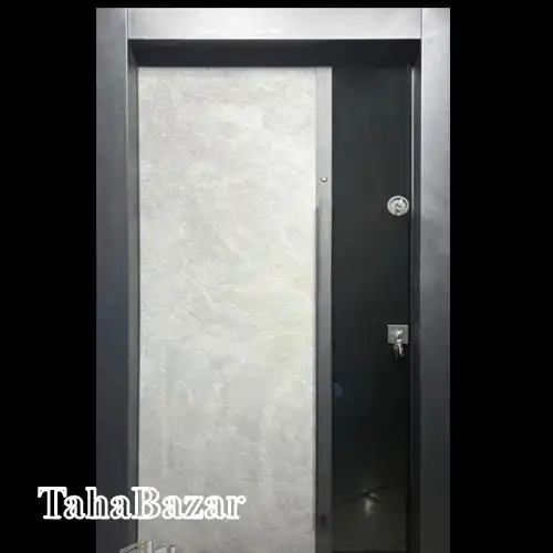 درب ضد سرقت پارسا درب مدل بتن شیشه 