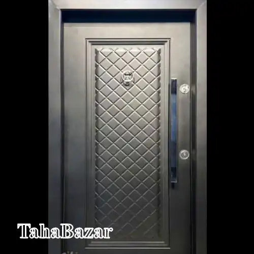 درب ضد سرقت پارسا درب مدل تک قاب لوزی 3