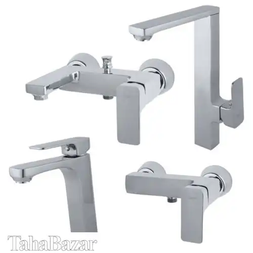 ست شیرآلات راسان مدل گارنت کروم