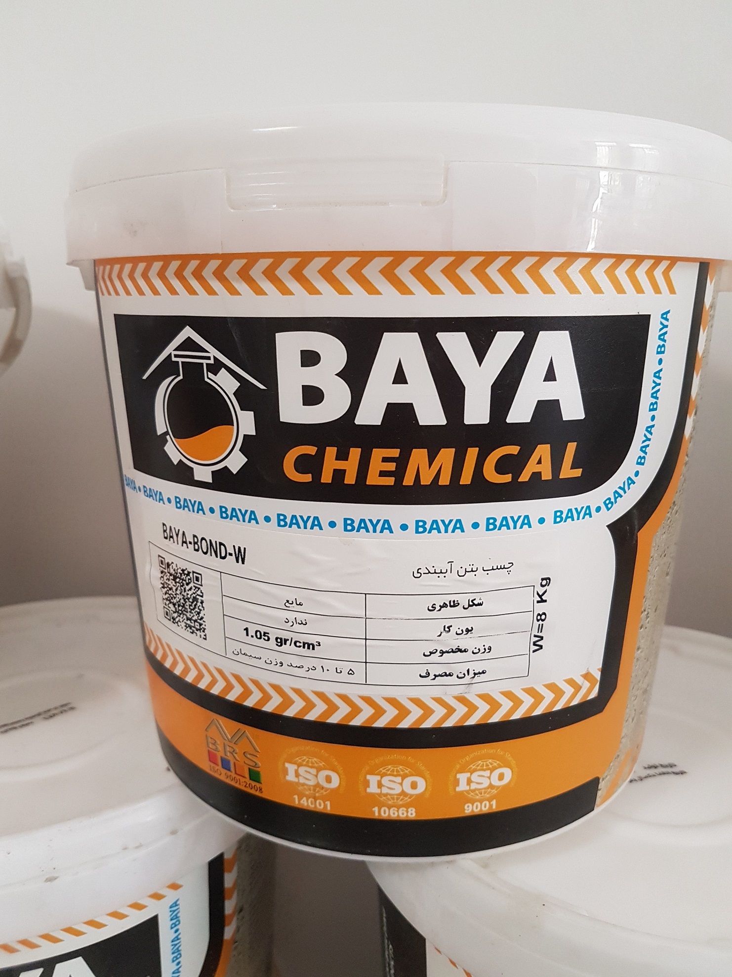 چسب بتن آببندی – BAYA-BOND-W بایا شیمی8کیلوگرمی