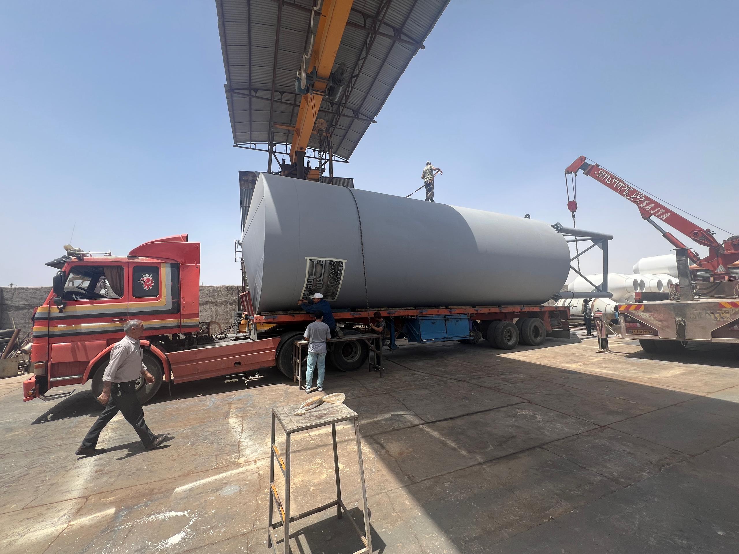 سیلو سیمان 100 تنی - پولاد مخزن