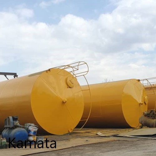 سیلوی ذخیره سیمان کاماطا | 100 تنی - ورق st37 فولاد مبارکه